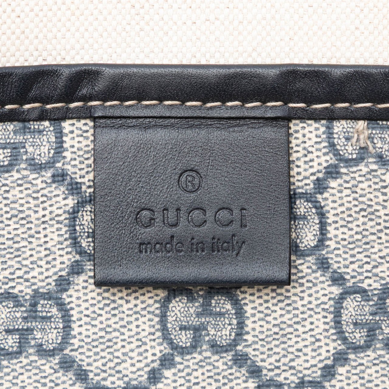 Gucci GG Supreme Web Tote Bruin