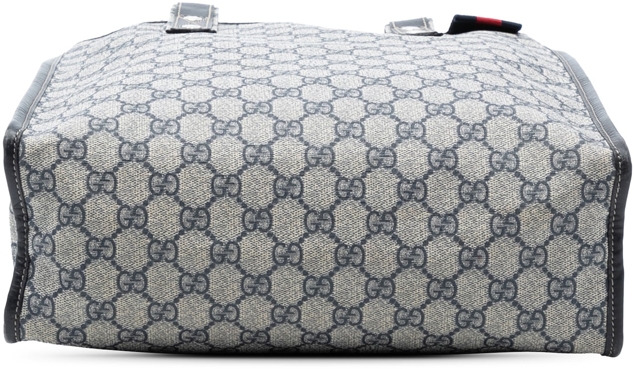 Gucci GG Supreme Web Tote Bruin