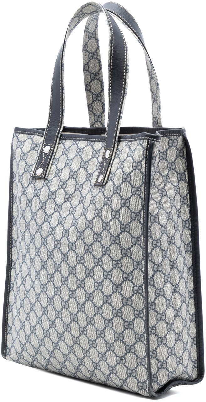 Gucci GG Supreme Web Tote Bruin