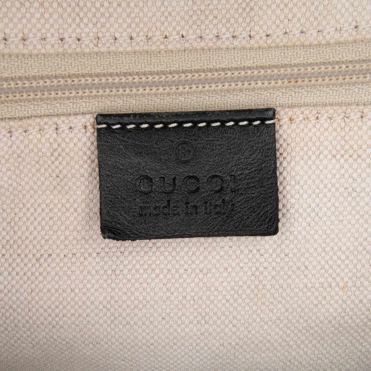 Gucci Diamante Canvas Sukey Satchel Bruin