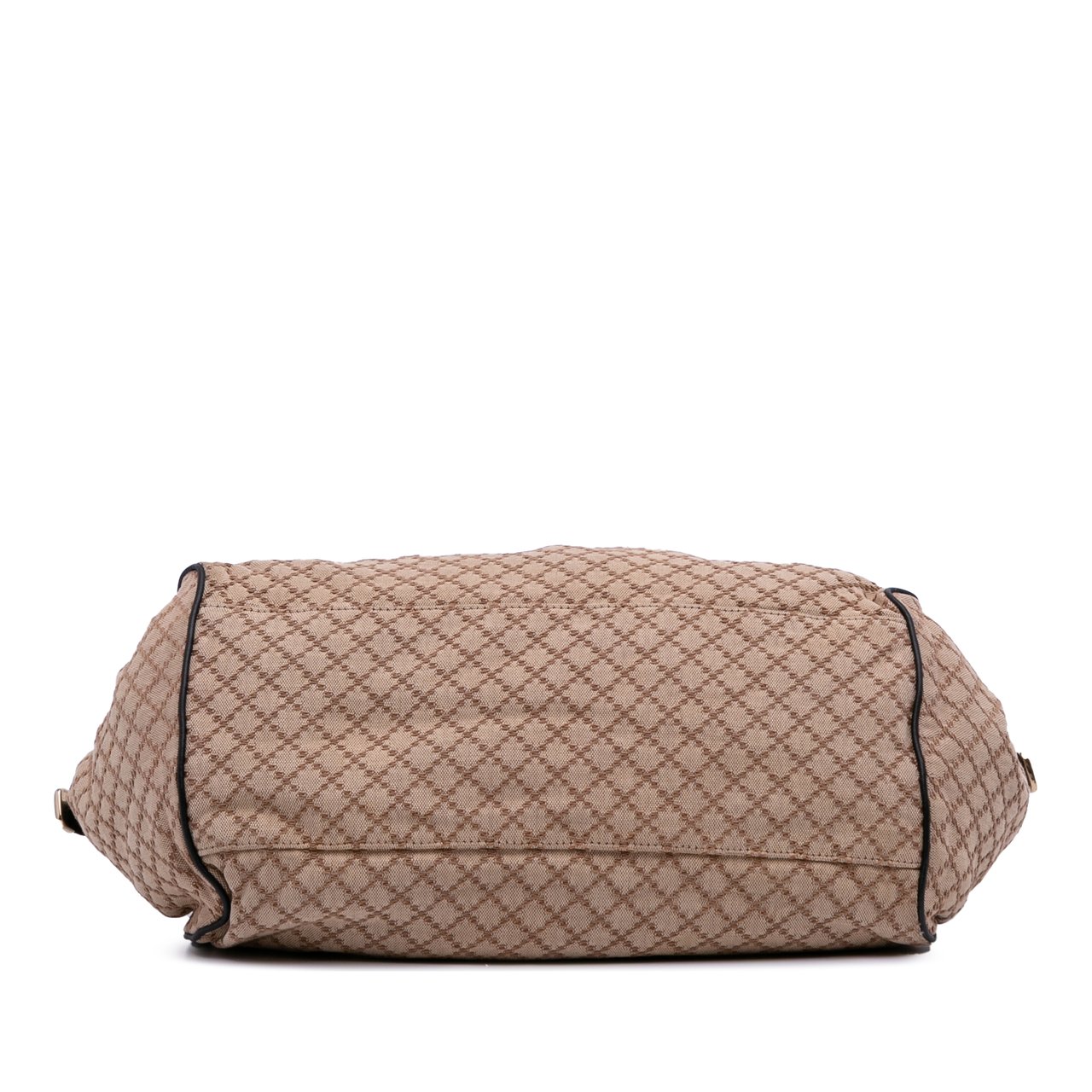 Gucci Diamante Canvas Sukey Satchel Bruin