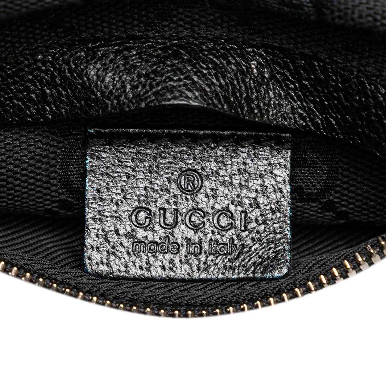 Gucci GG Canvas Double Pocket Belt Bag Zwart