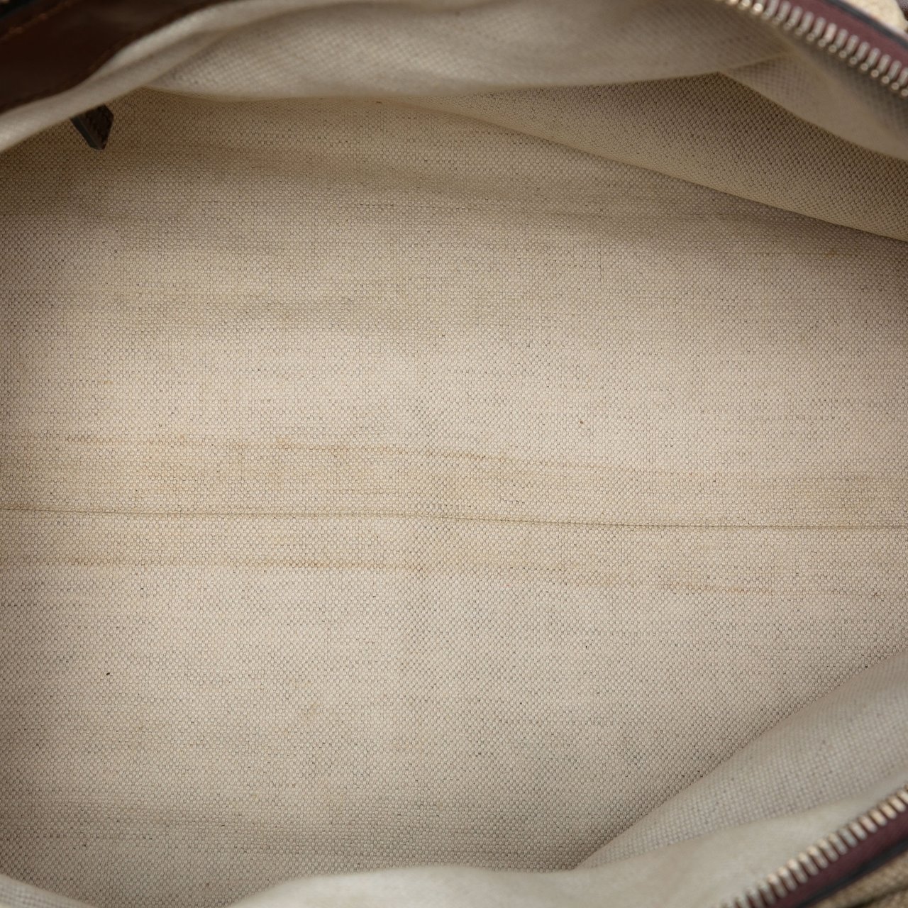 Gucci GG Canvas Sukey Satchel Bruin