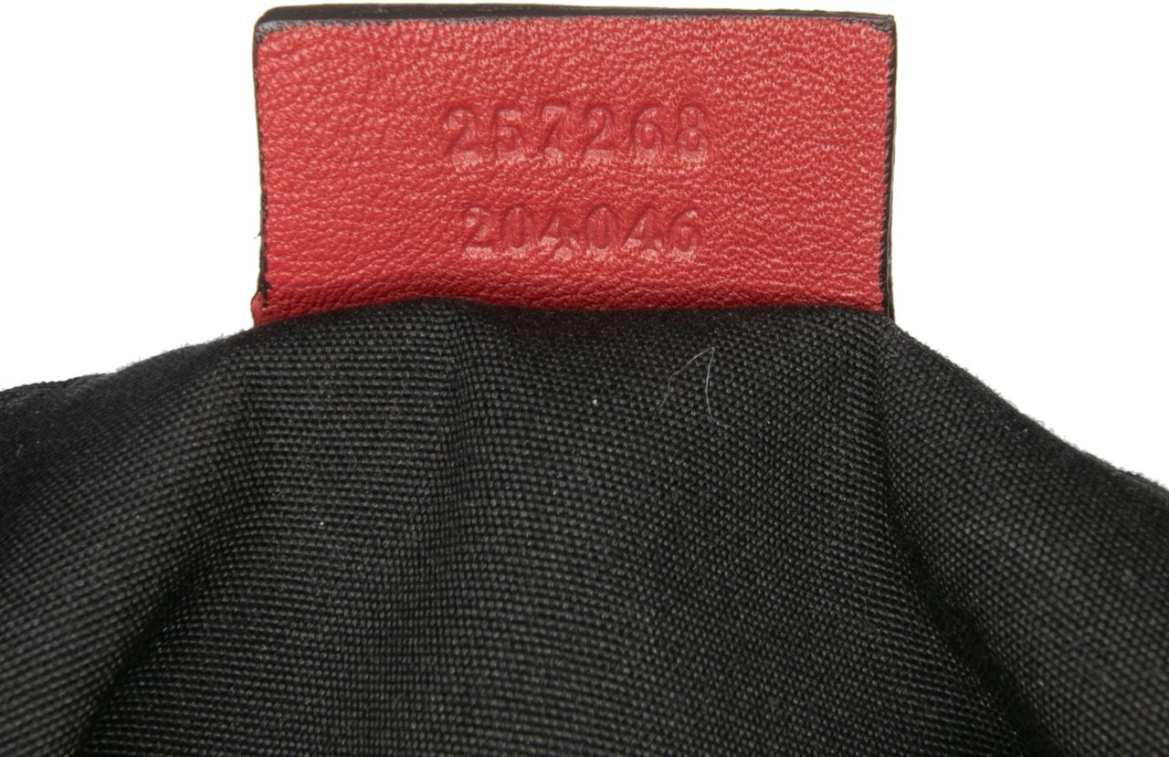 Gucci GG Canvas Shoulder Bag Rood