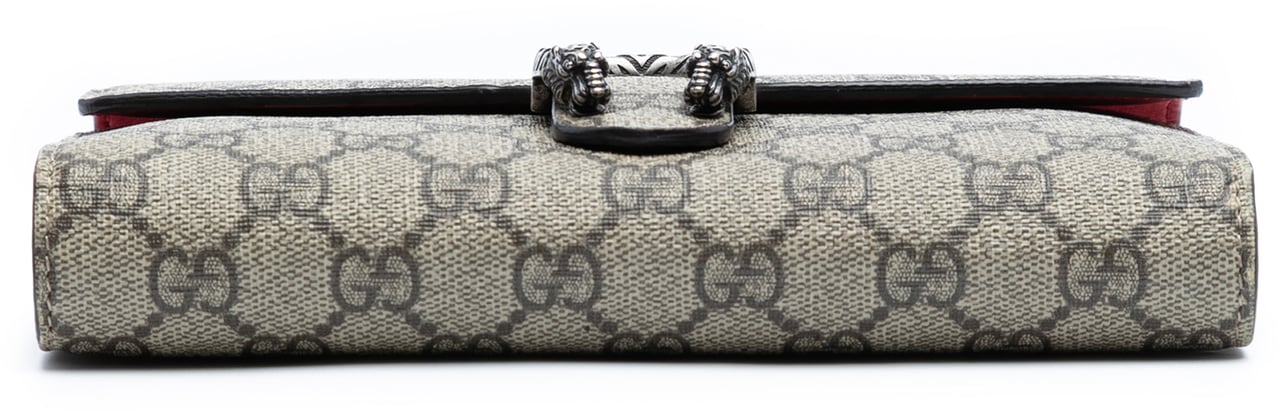 Gucci GG Supreme Dionysus Chain Wallet Bruin