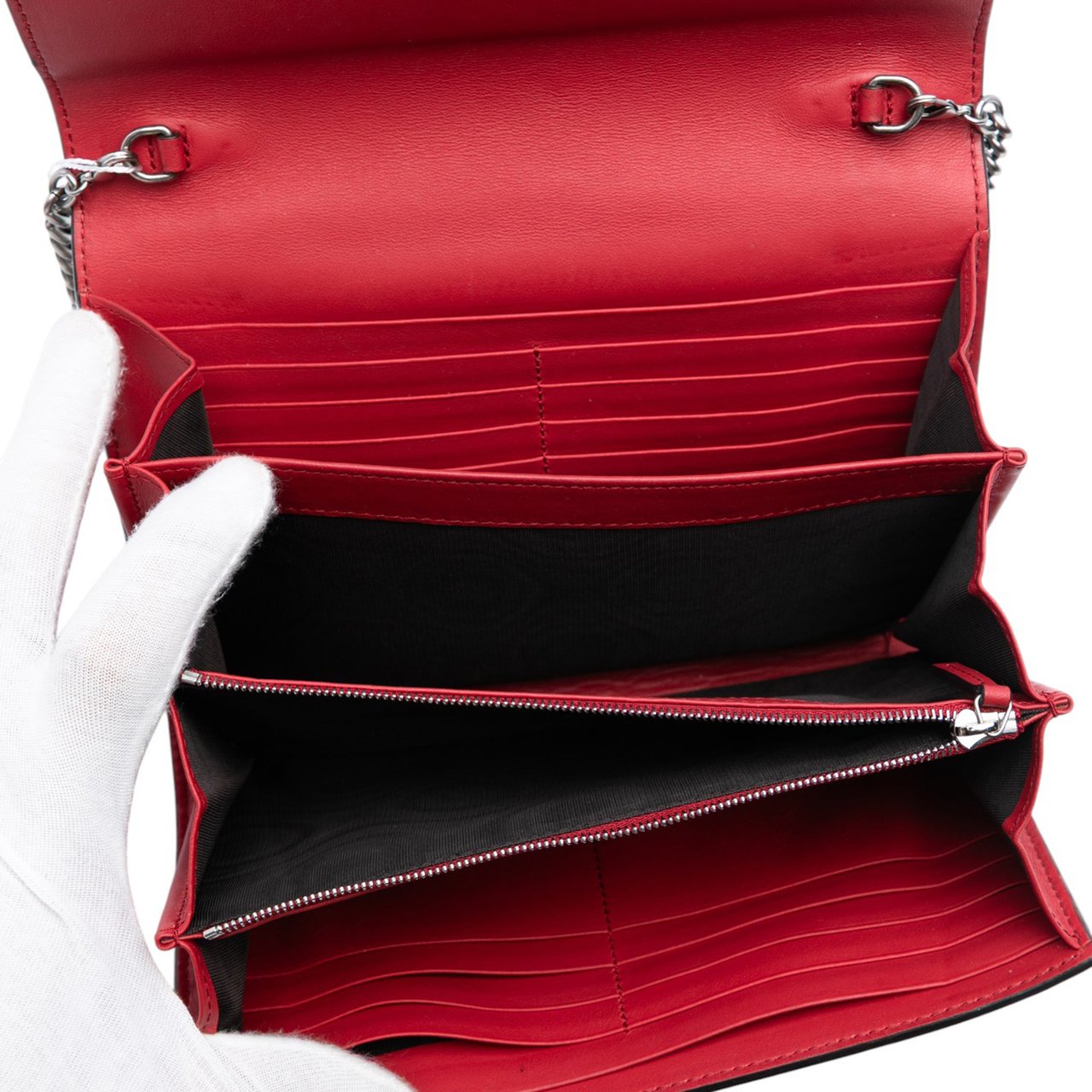 Gucci GG Supreme Dionysus Chain Wallet Bruin