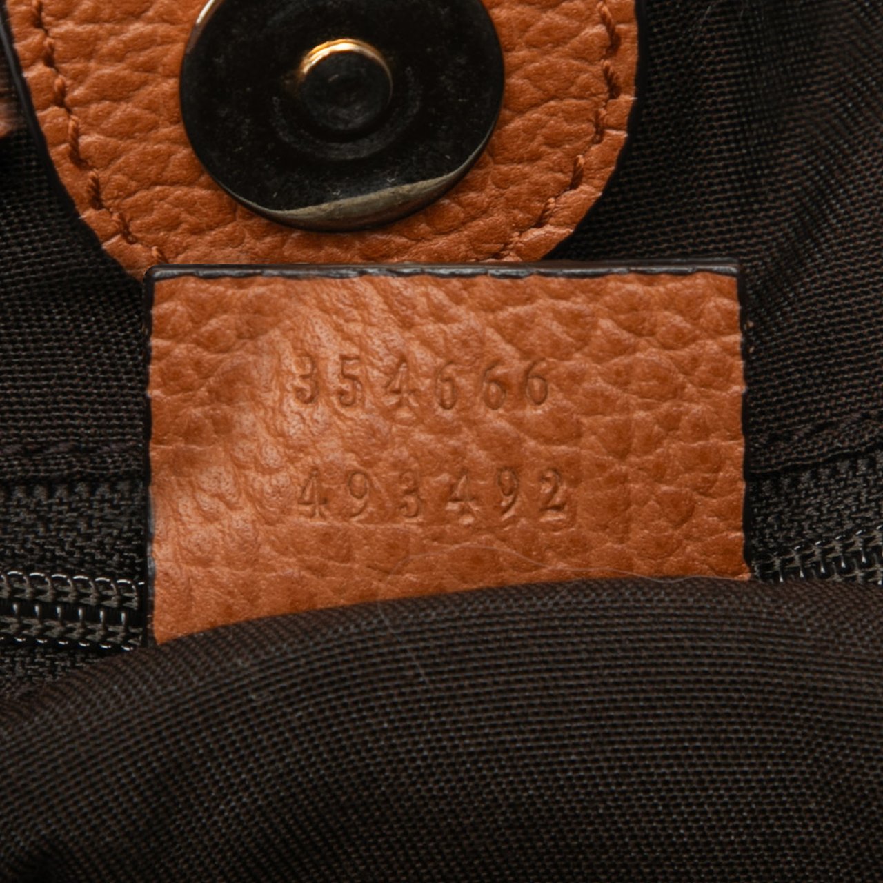 Gucci Leather Peggy Braided Tote Bruin