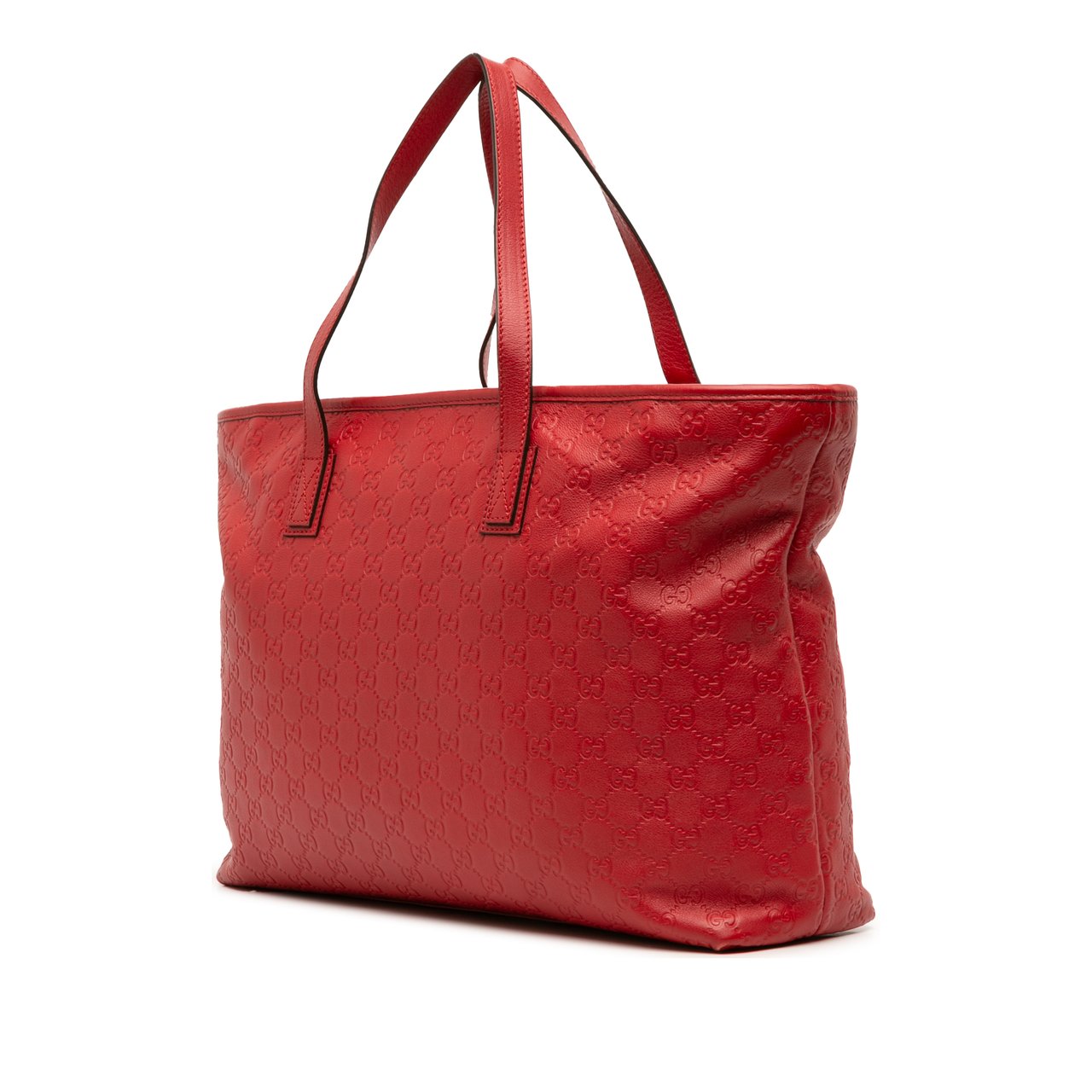 Gucci Large Guccissima Tote Rood