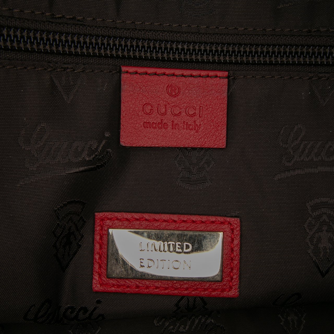 Gucci Large Guccissima Tote Rood