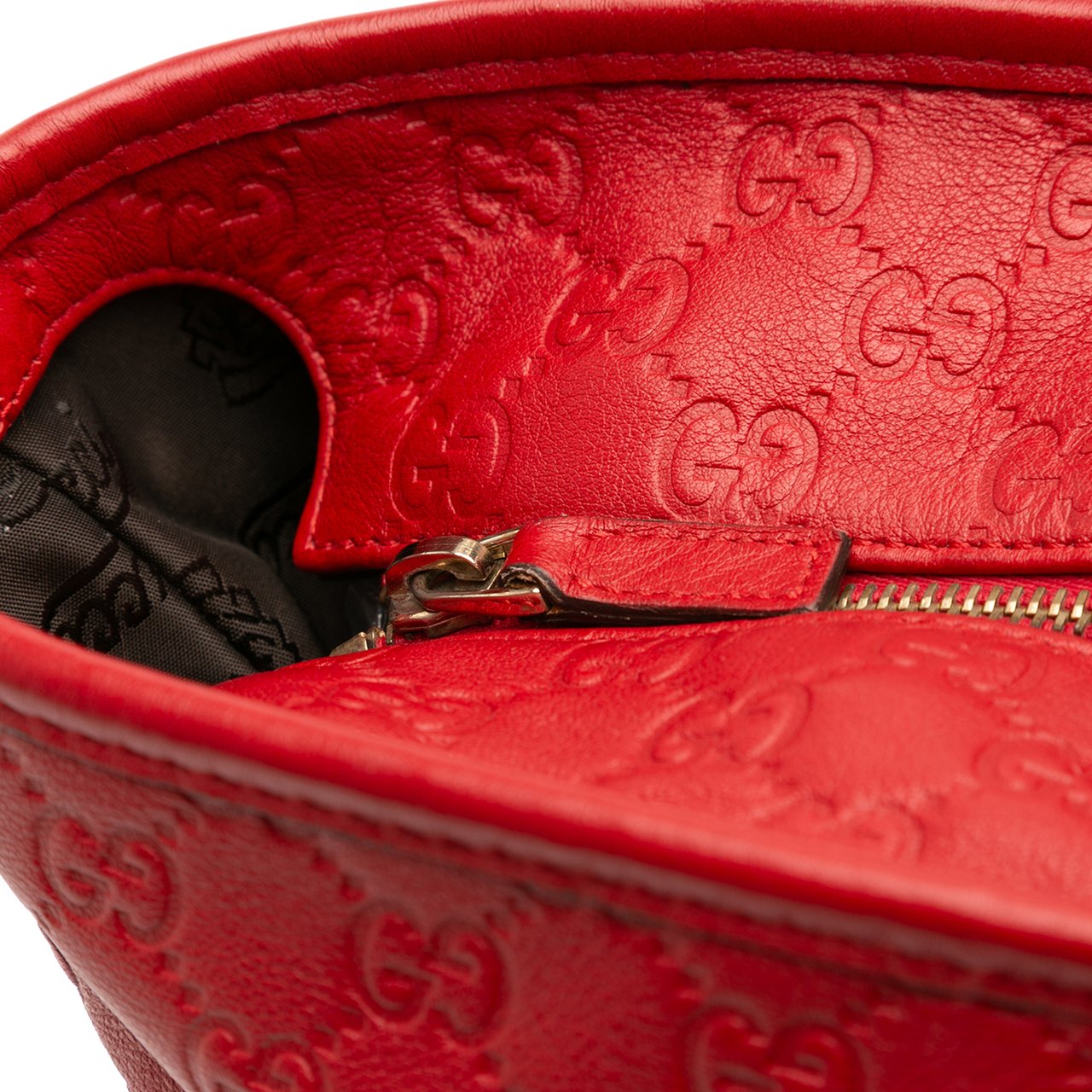 Gucci Large Guccissima Tote Rood
