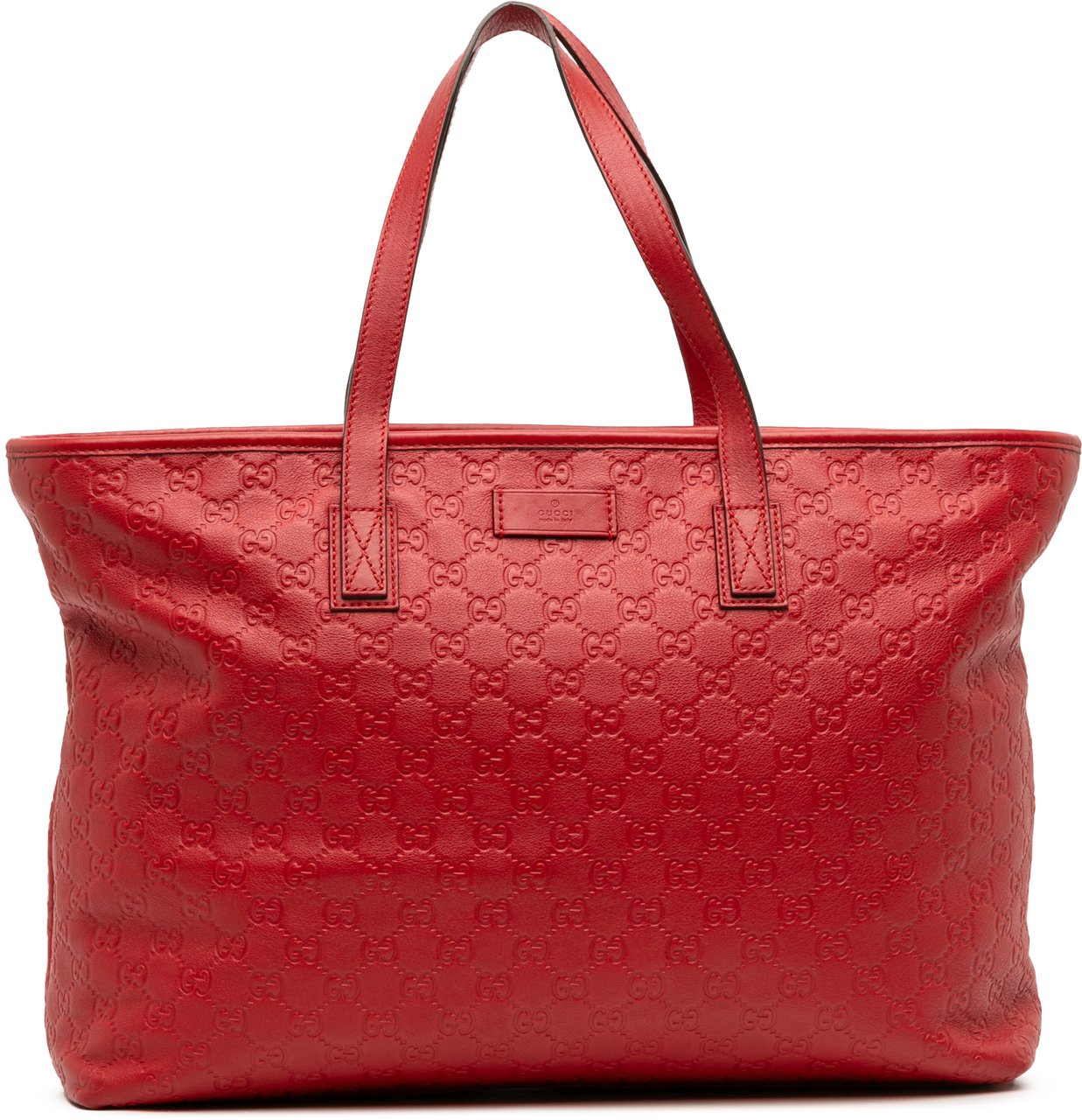 Gucci Large Guccissima Tote Rood
