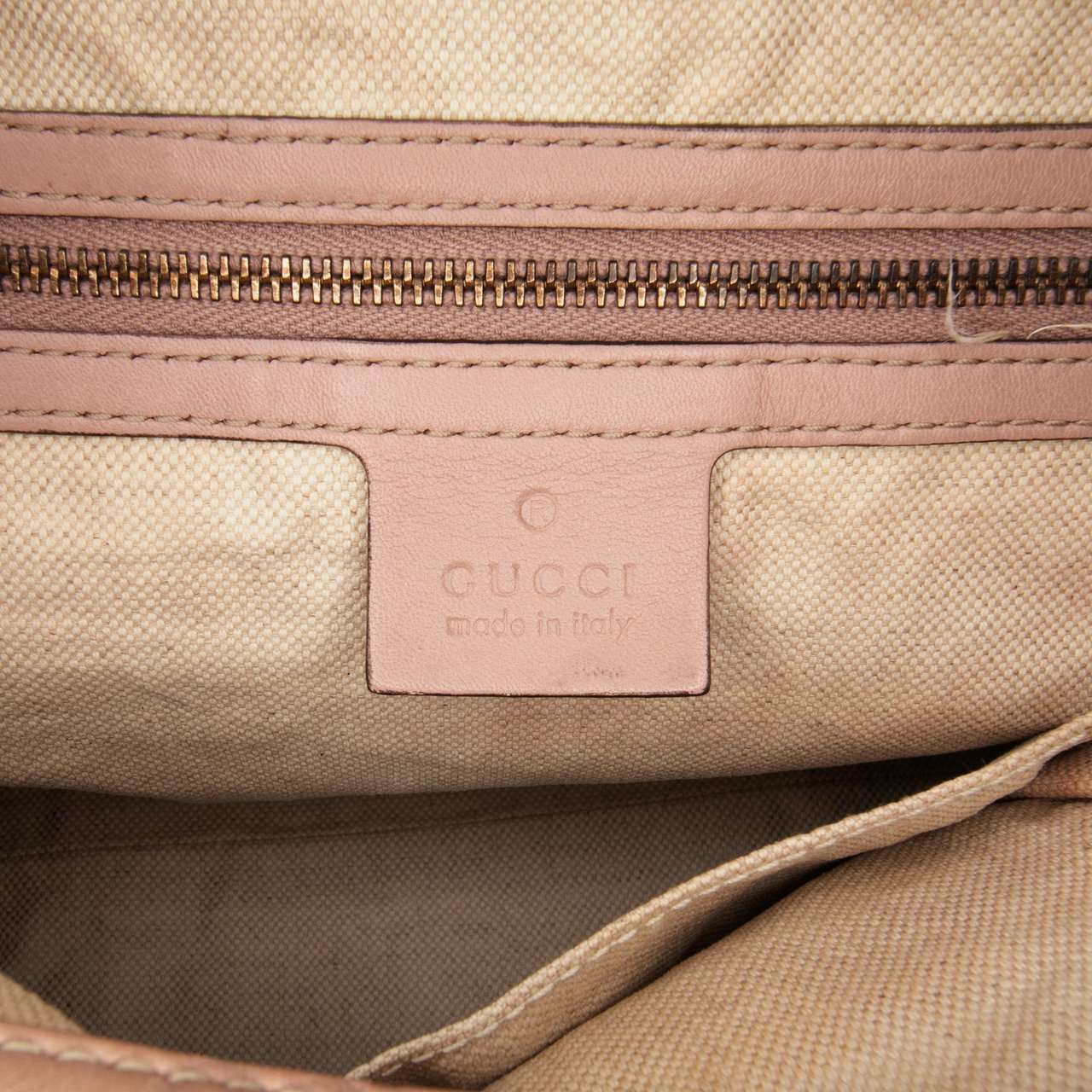 Gucci Medium Guccissima Bree Fold Over Tote Bruin