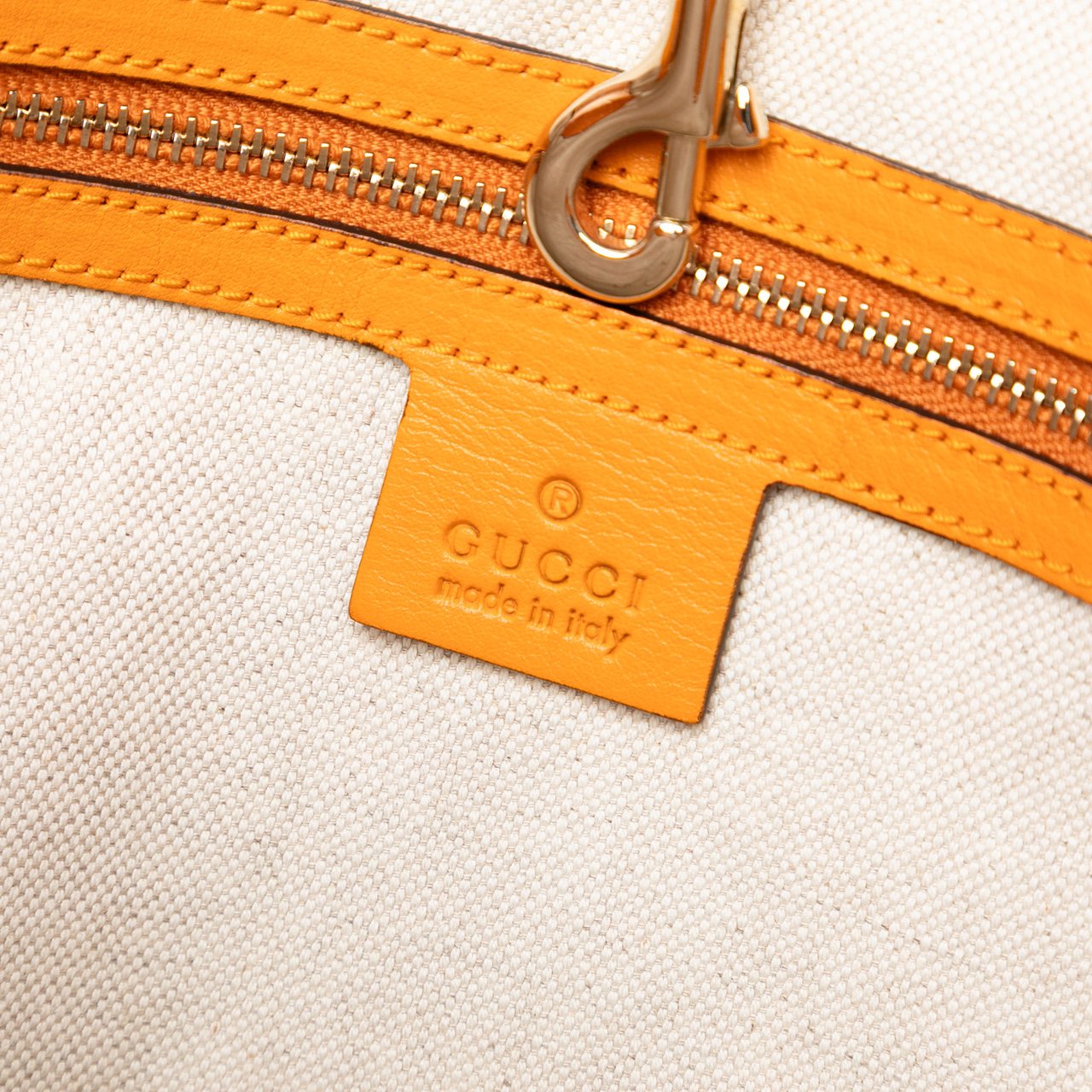 Gucci Medium Microguccissima Nice Tote Oranje