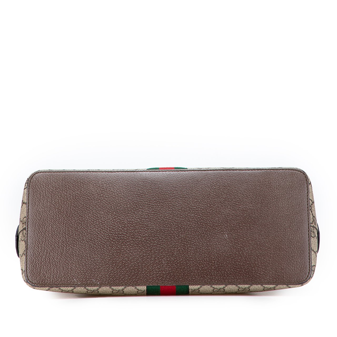 Gucci Medium GG Supreme Ophidia Web Satchel Bruin