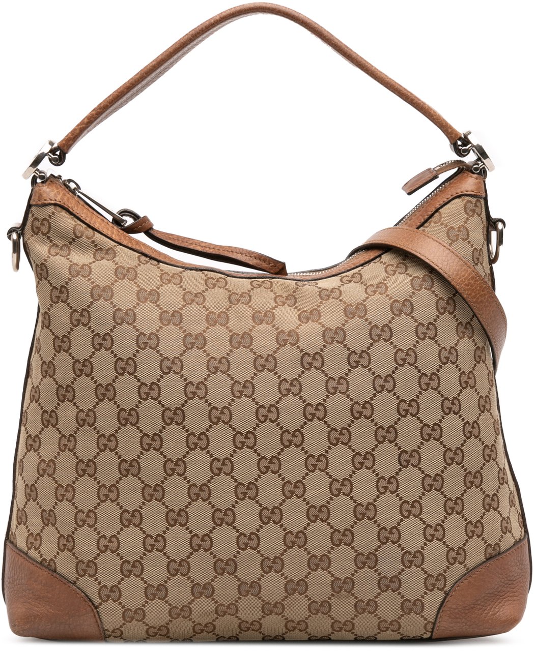 Gucci Small GG Canvas Miss GG Hobo Bruin