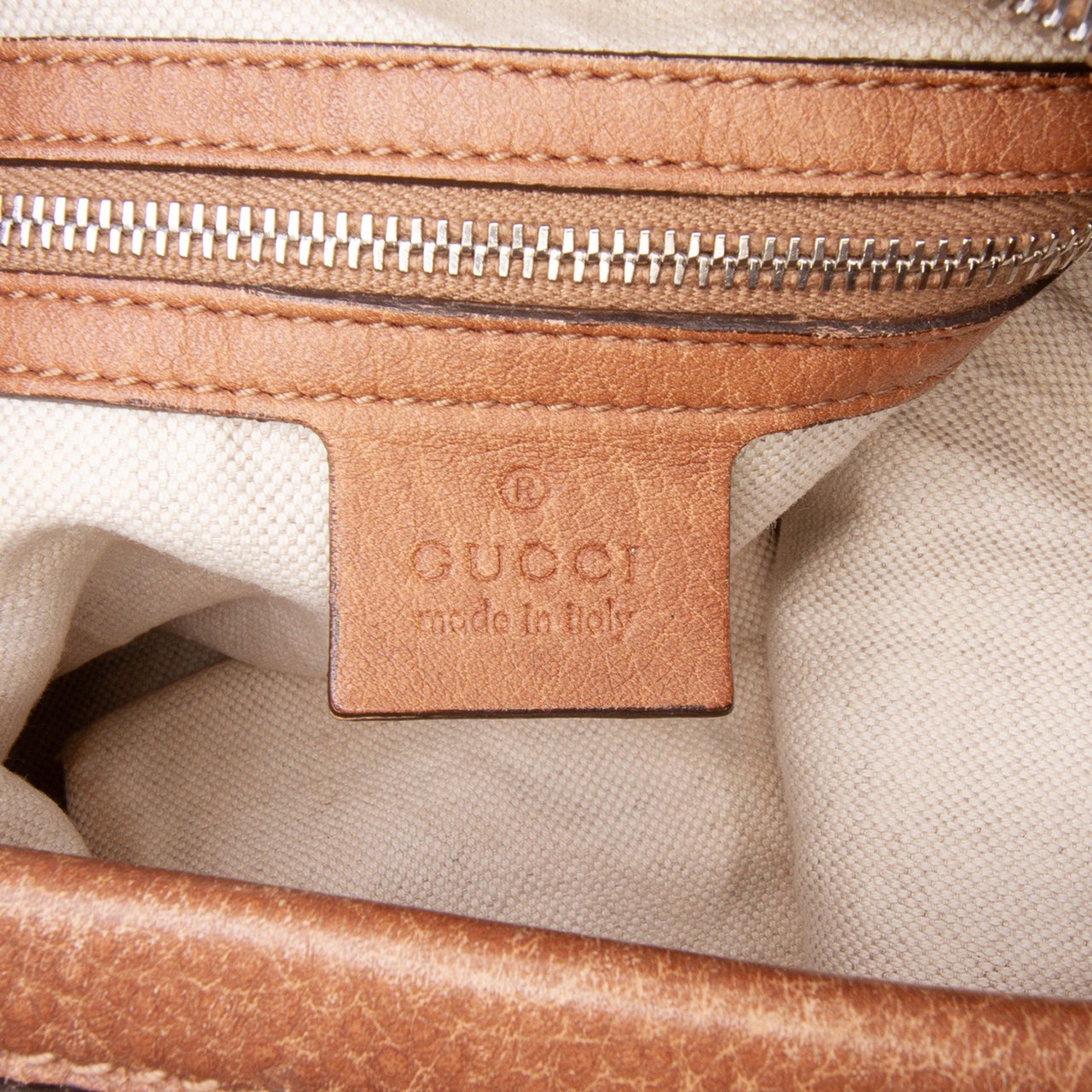 Gucci Small GG Canvas Miss GG Hobo Bruin