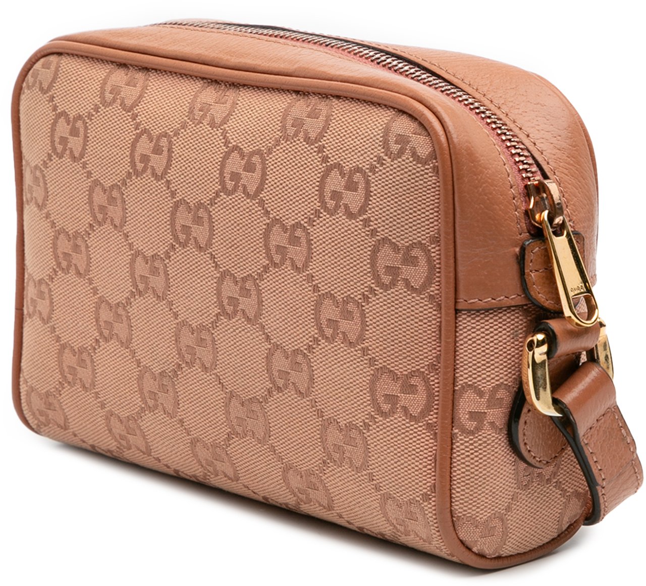 Gucci Mini GG Canvas Ophidia Crossbody Roze