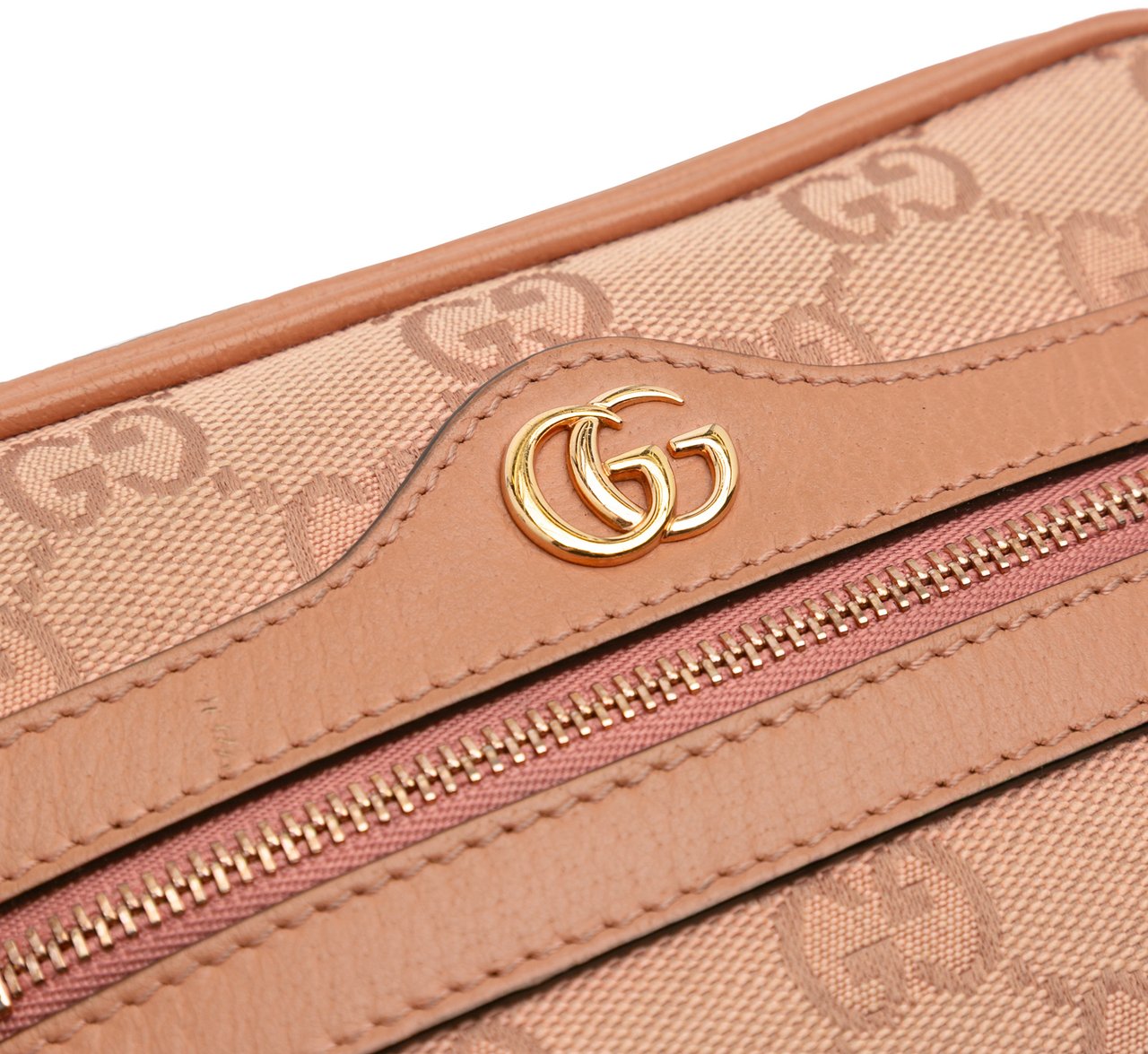 Gucci Mini GG Canvas Ophidia Crossbody Roze