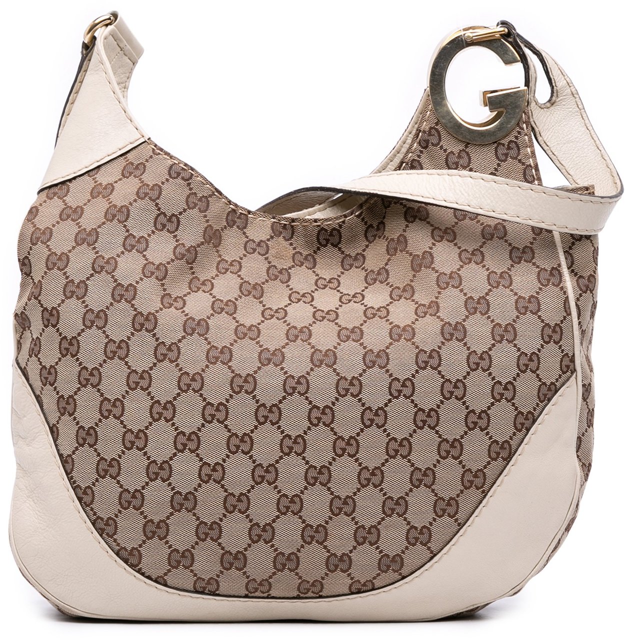 Gucci GG Canvas Charlotte Crossbody Bruin