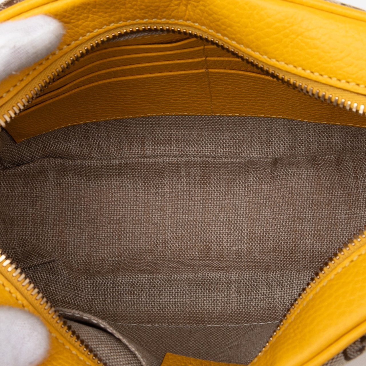 Gucci GG Canvas Bree Crossbody Bruin