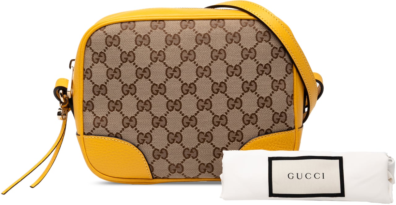 Gucci GG Canvas Bree Crossbody Bruin