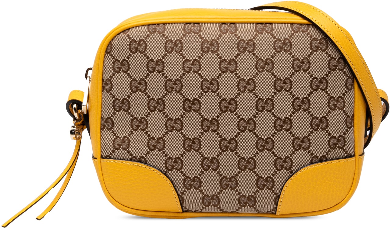 Gucci GG Canvas Bree Crossbody Bruin