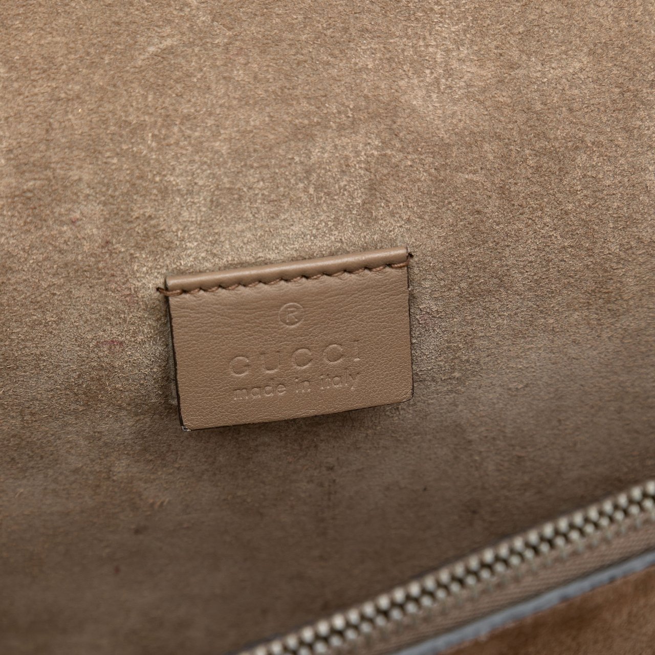 Gucci Medium GG Supreme Dionysus Shoulder Bag Bruin