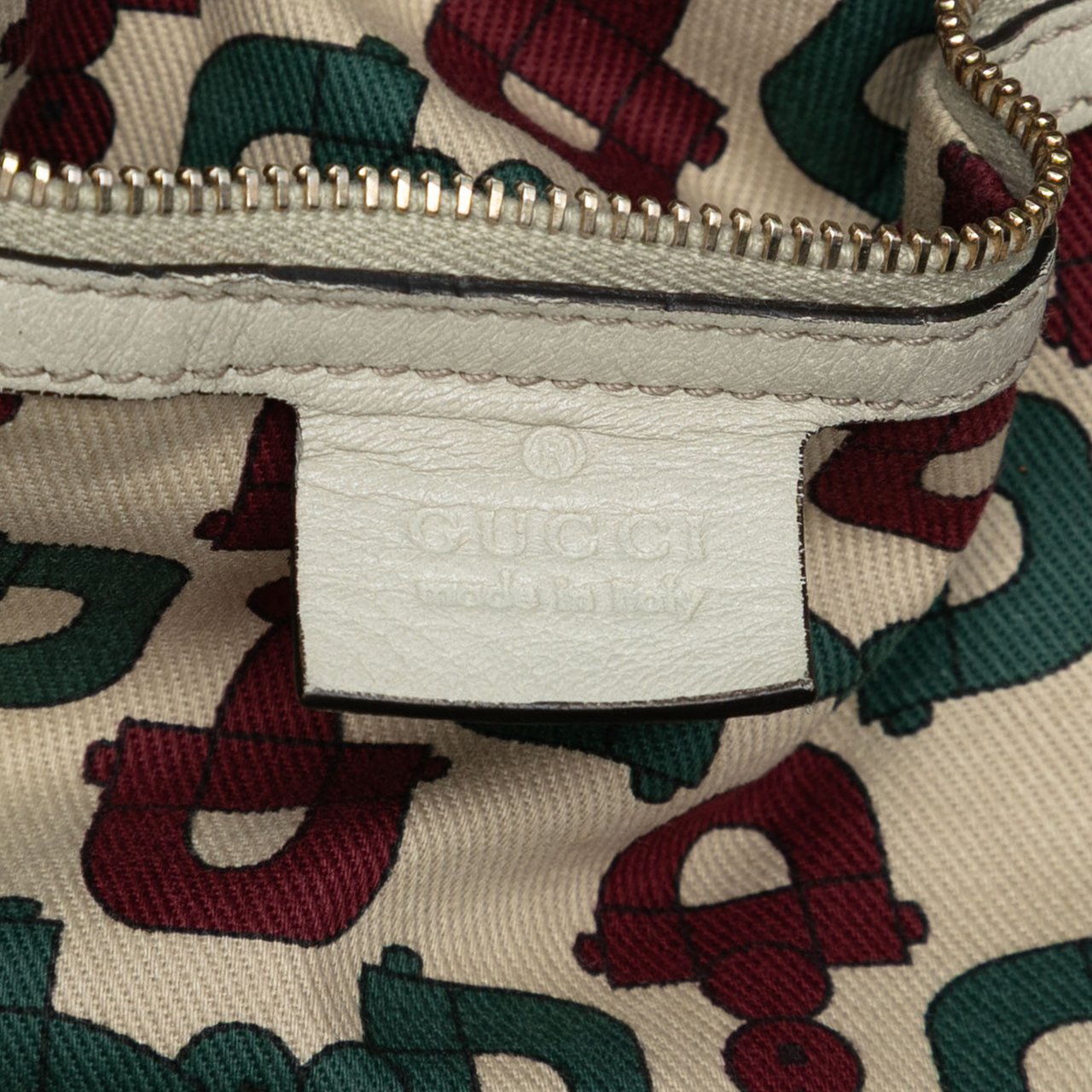 Gucci Large Guccissima Studded Pelham Tote Bruin