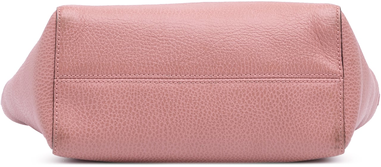 Gucci Mini Leather Swing Satchel Roze
