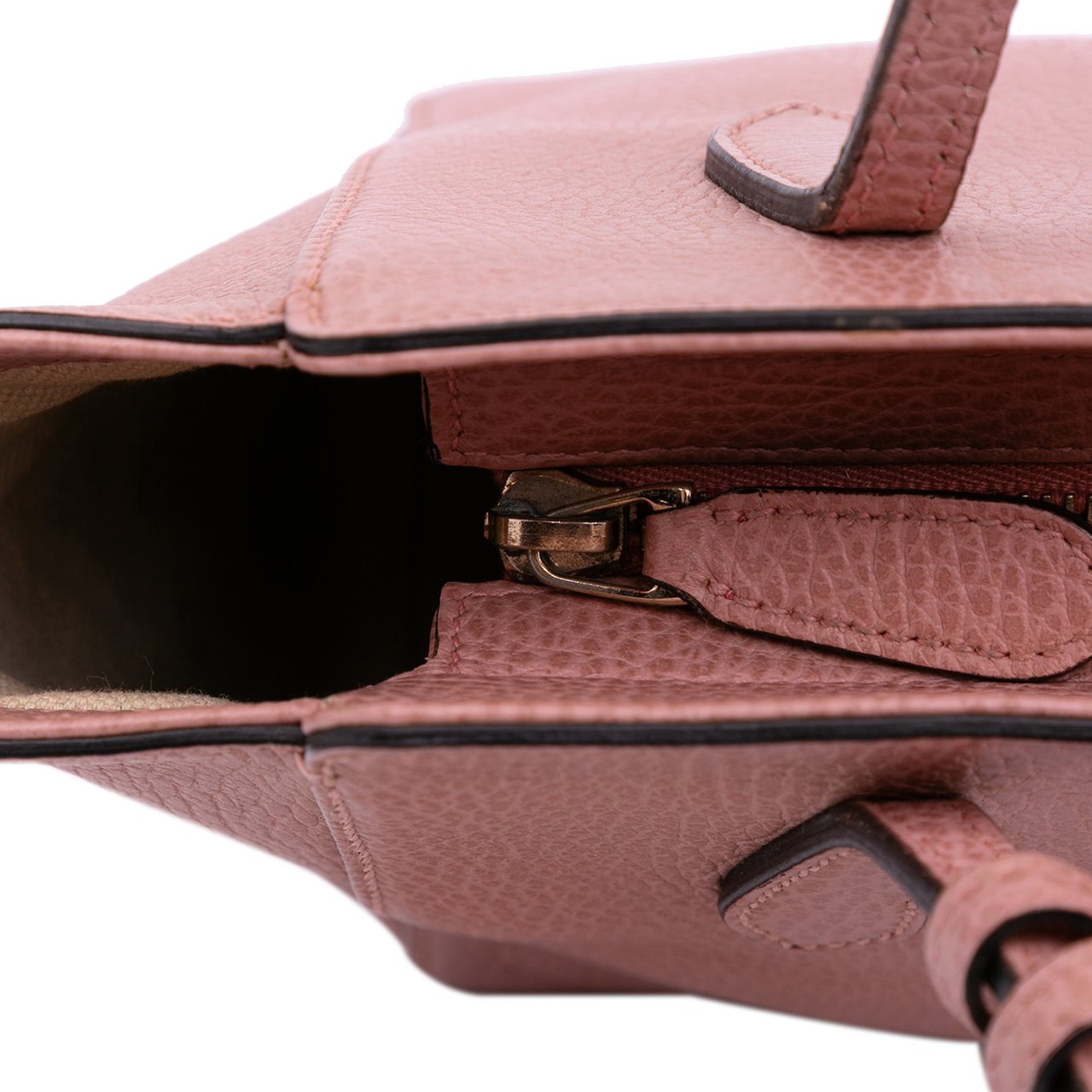 Gucci Mini Leather Swing Satchel Roze