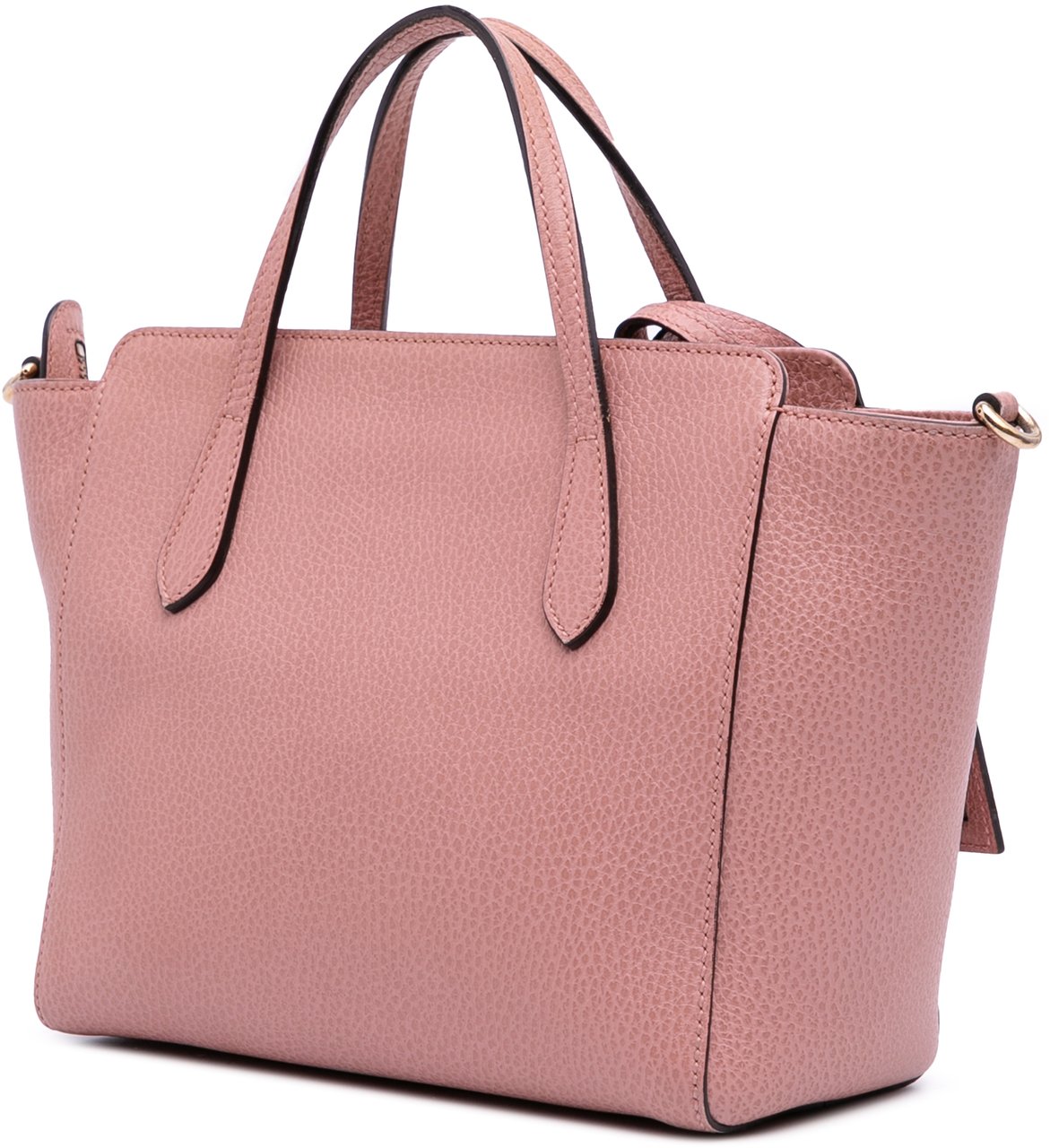 Gucci Mini Leather Swing Satchel Roze