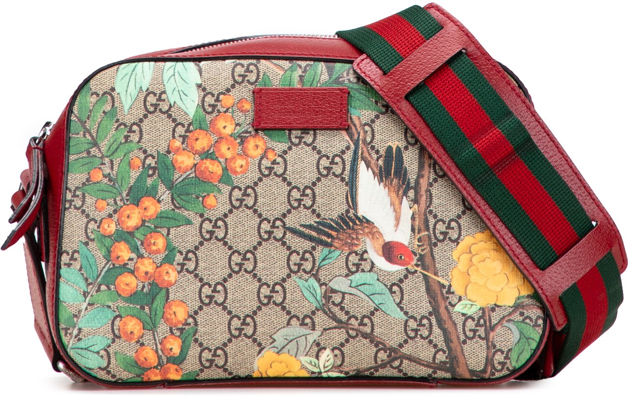 Gucci GG Supreme Tian Crossbody Bruin