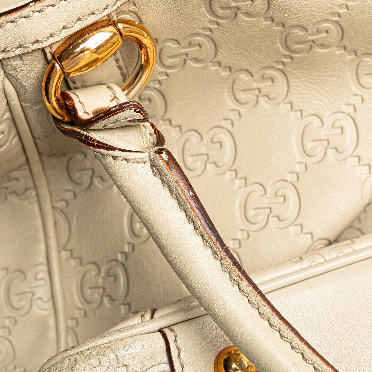 Gucci Guccissima Tote Bruin