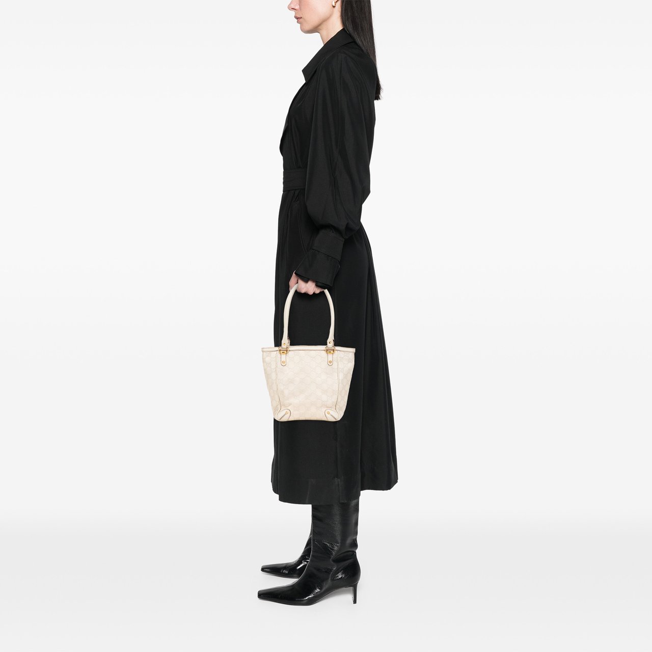 Gucci Guccissima Tote Bruin