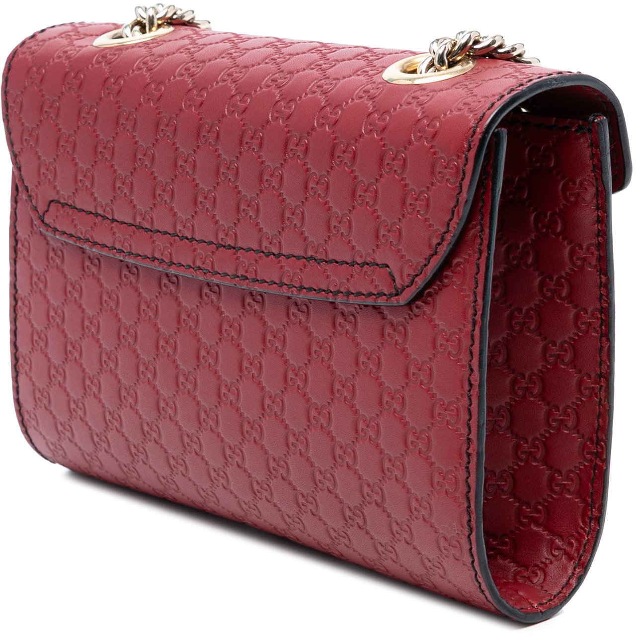 Gucci Mini Microguccissima Emily Crossbody Rood