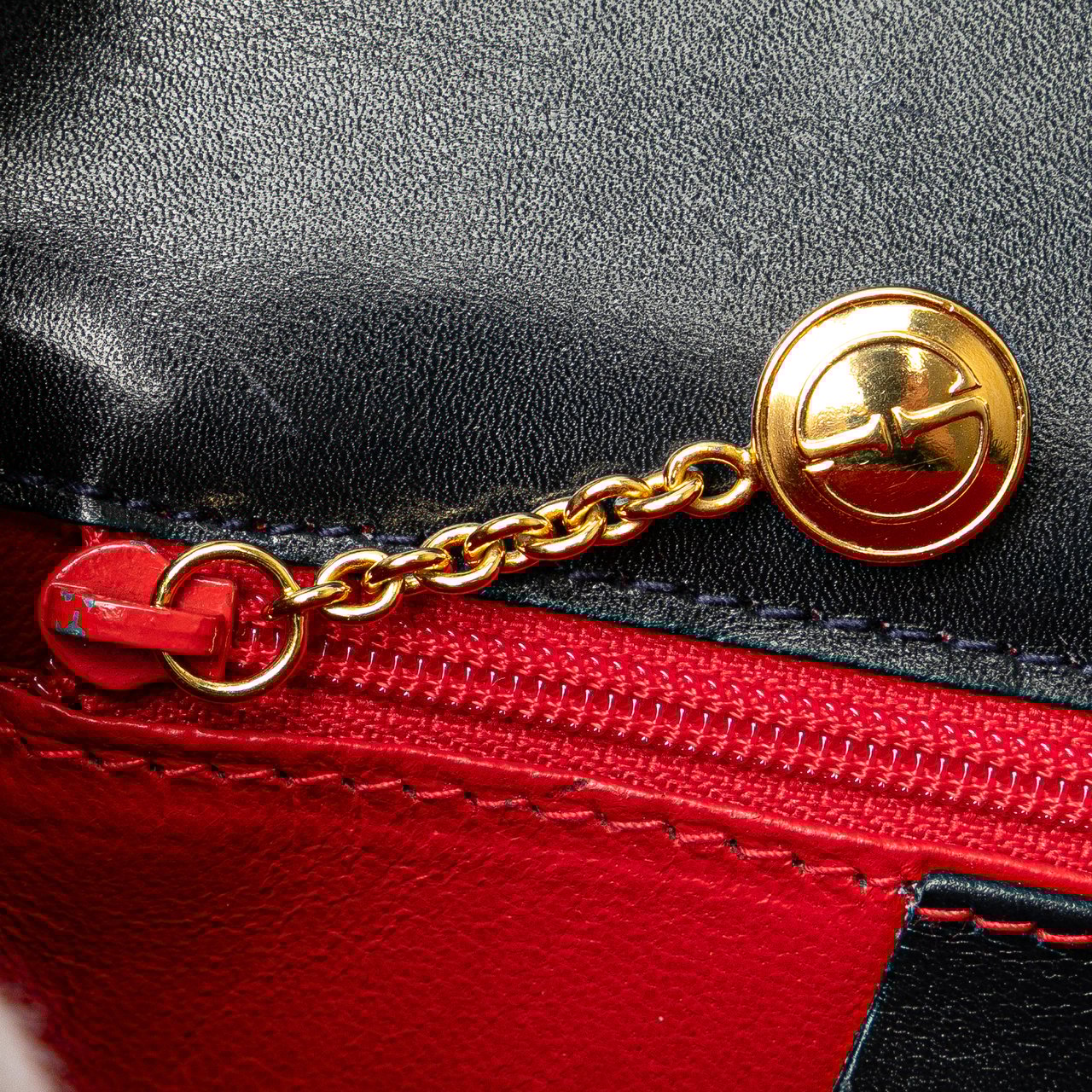 Gucci Leather Horsebit Crossbody Zwart