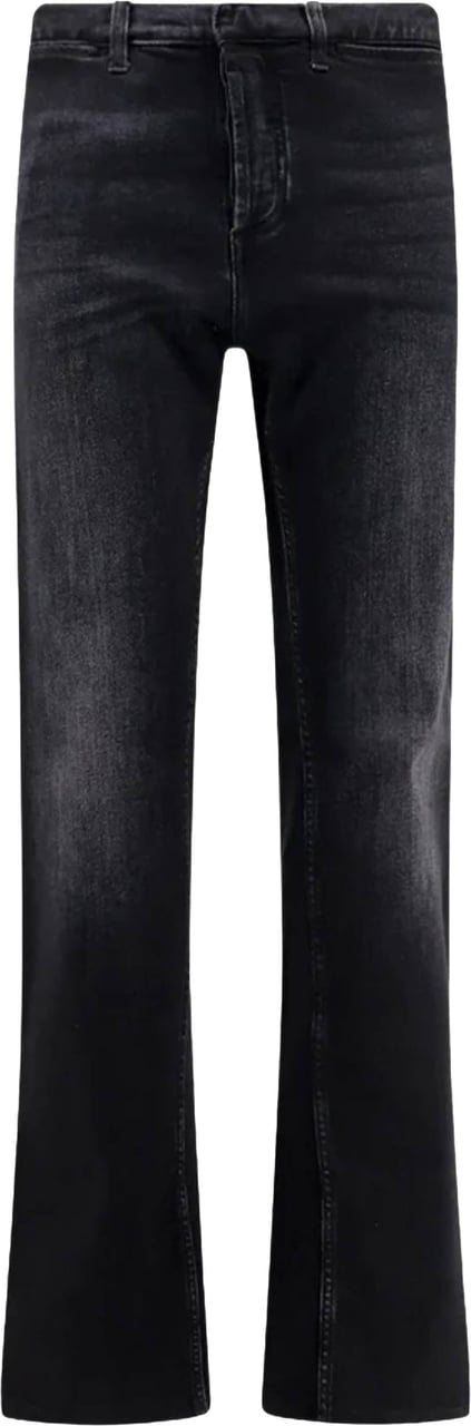 Gucci Black Pant Straight Fit Trousers Zwart