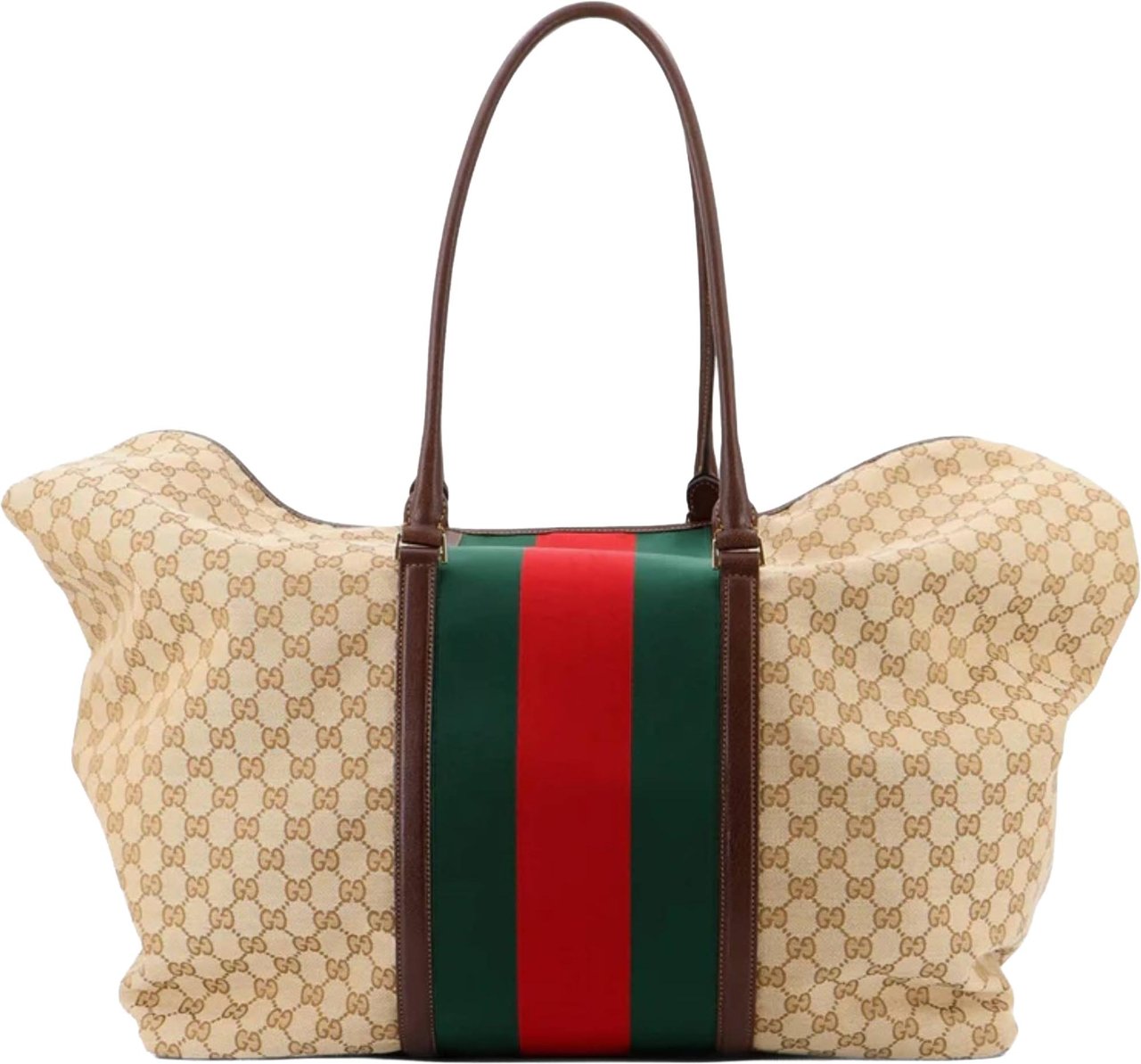 Gucci Beige Tote Orig.GG Monogram Bag Neutraal
