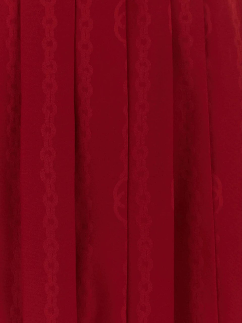 Gucci Red Skirt Satin Midi Bottom Rood