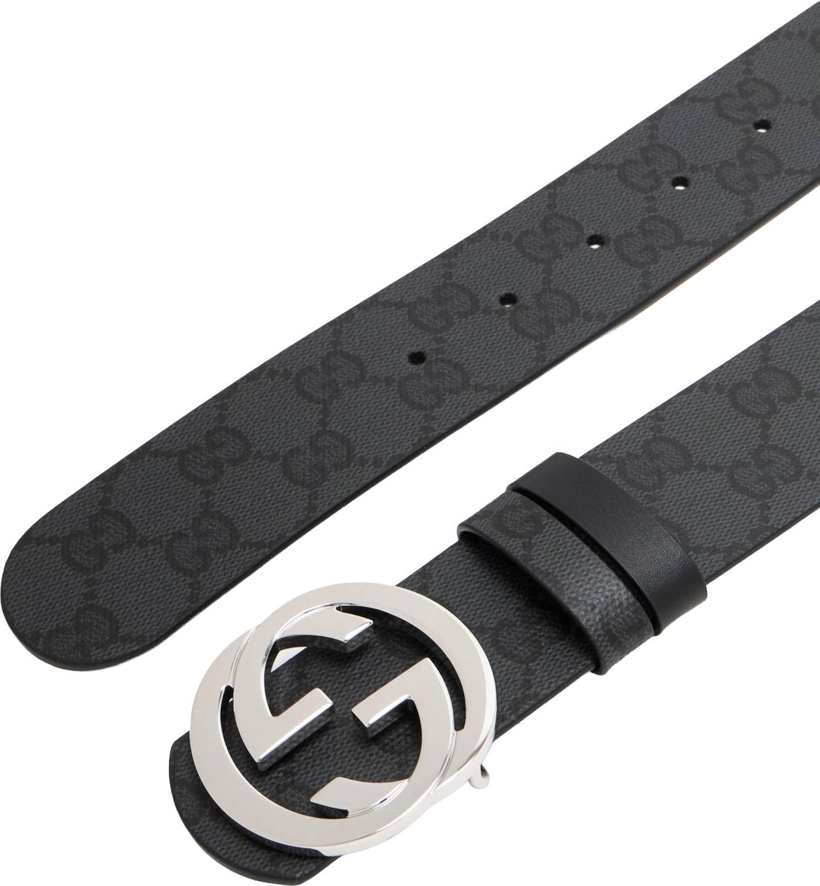 Gucci Black Belt W.40 Strap Accessory Zwart