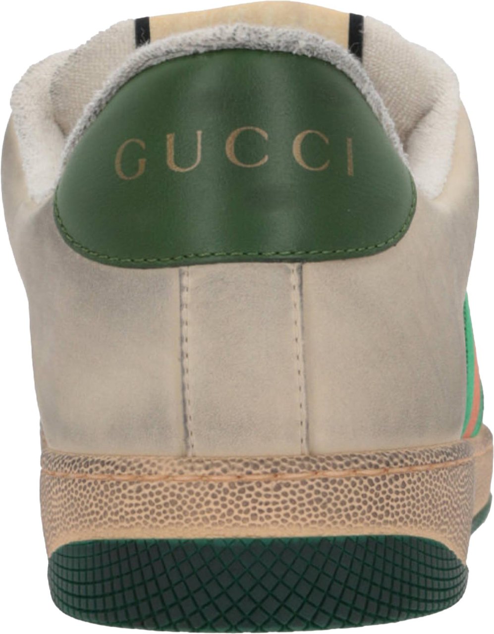 Gucci Beige Screener Sneaker Low-Top Shoes Neutraal