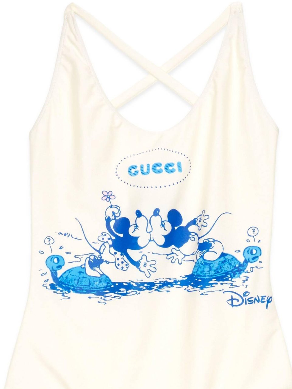 Gucci X Disney Logo One Piece Swimsuit Wit
