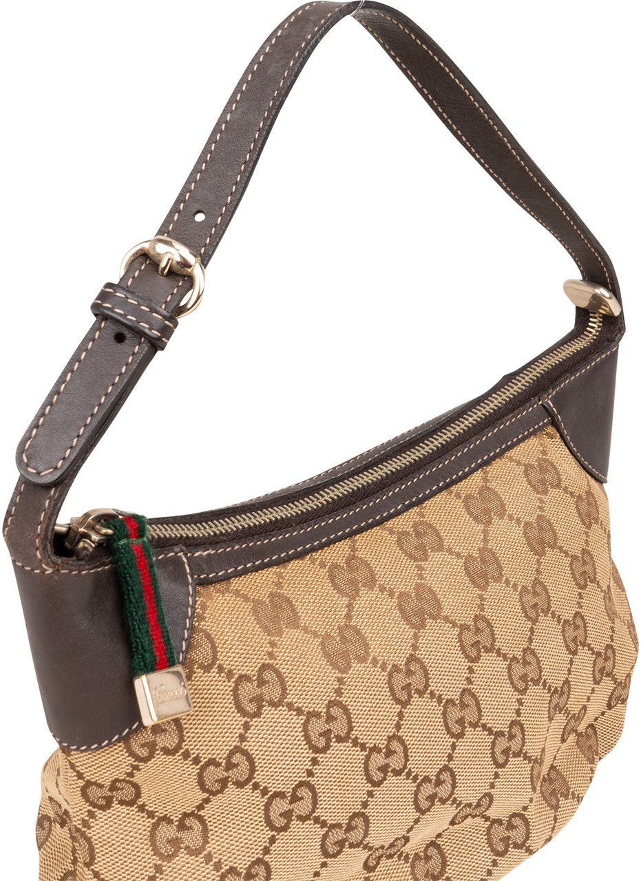 Gucci Gucci GG Monogram Mini Princy Handbag Bruin