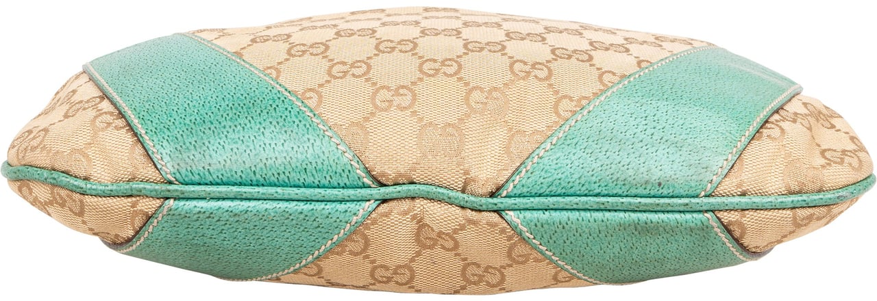 Gucci Gucci GG Monogram Hobo Shoulder Bag Beige