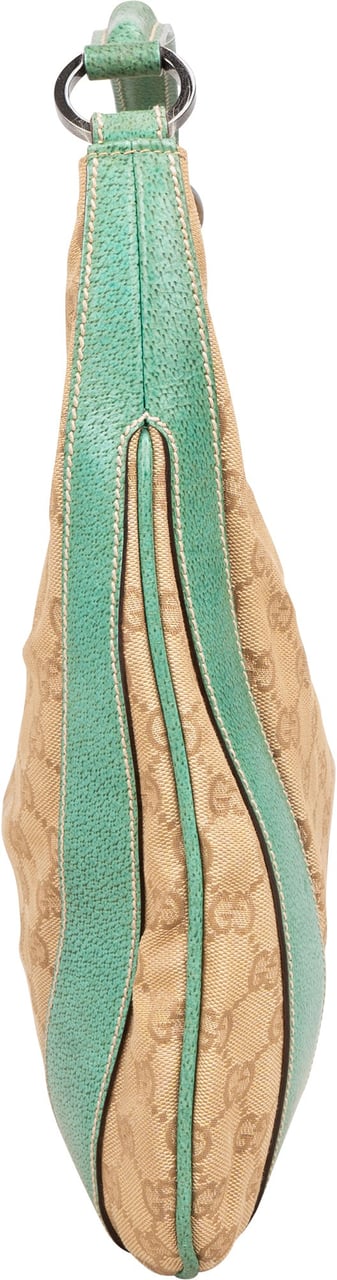 Gucci Gucci GG Monogram Hobo Shoulder Bag Beige