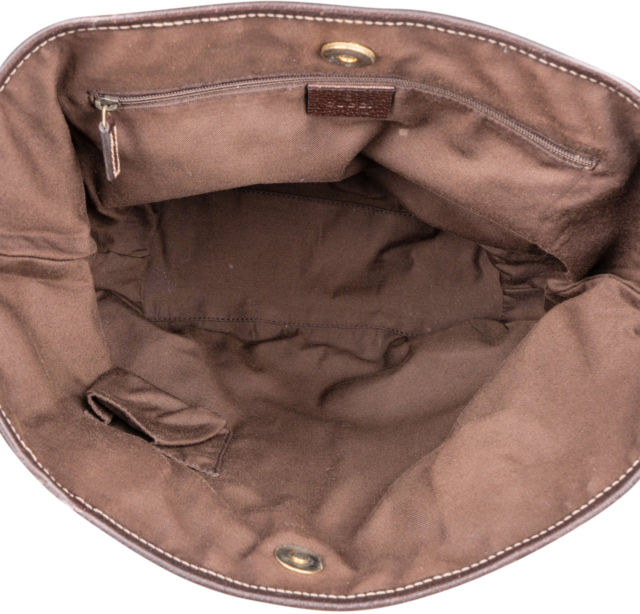 Gucci Gucci GG Monogram Sherry Line Handbag Bruin