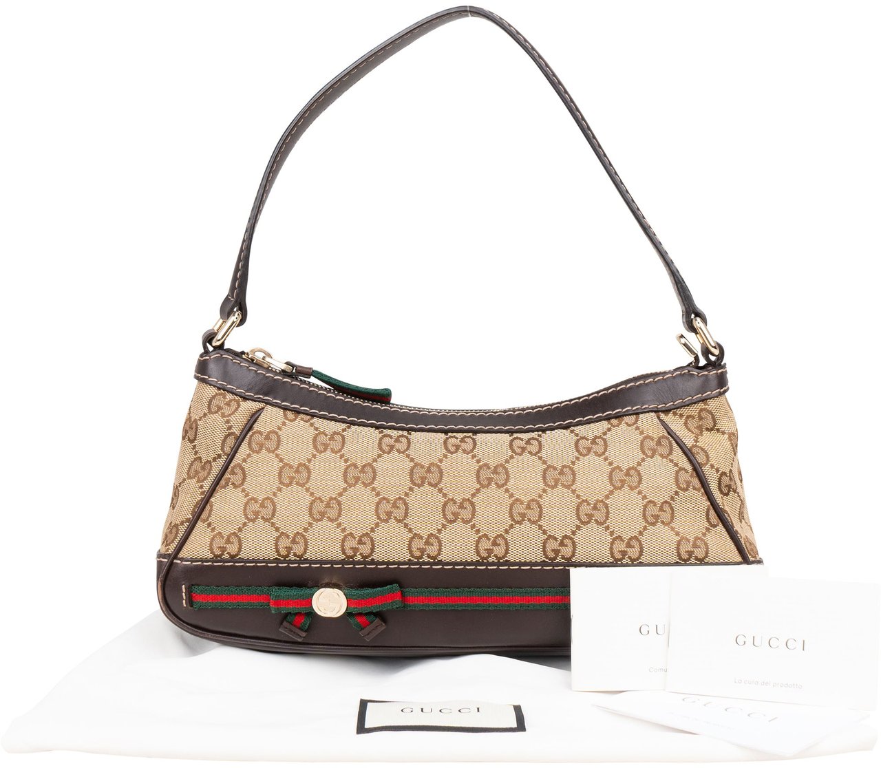 Gucci Gucci GG Monogram Princy Handbag Bruin