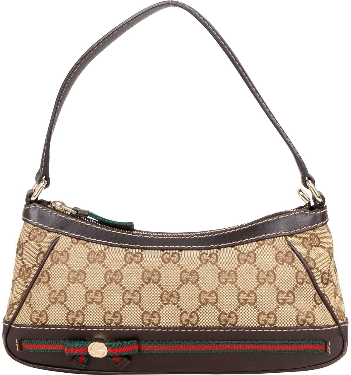 Gucci Gucci GG Monogram Princy Handbag Bruin