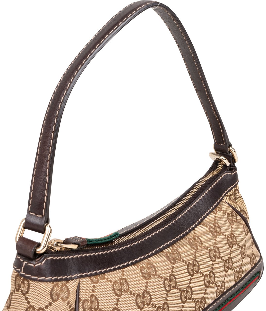 Gucci Gucci GG Monogram Princy Handbag Bruin