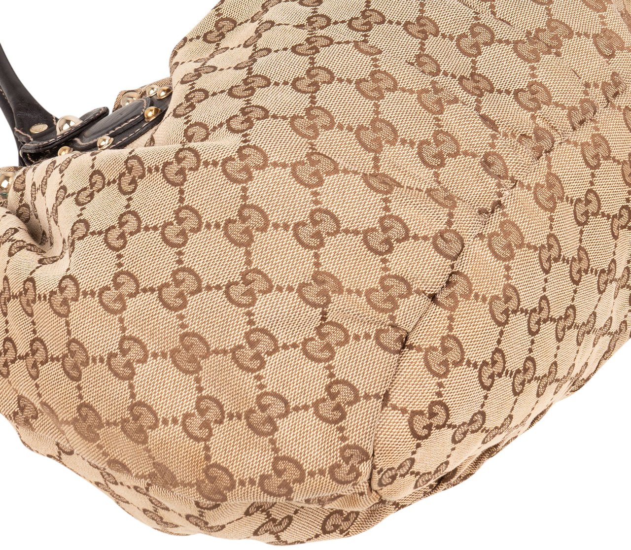 Gucci Gucci GG Monogram Pelham Handbag Bruin